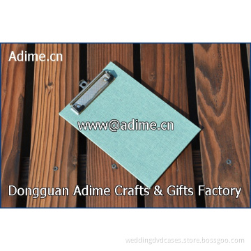Fabric Linen Cloth textile Swatch Sample Book with Clamp